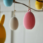 Textured Hanging Eggs (Set of 3)
