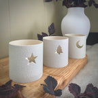 Winter Trio Tea Light Holders