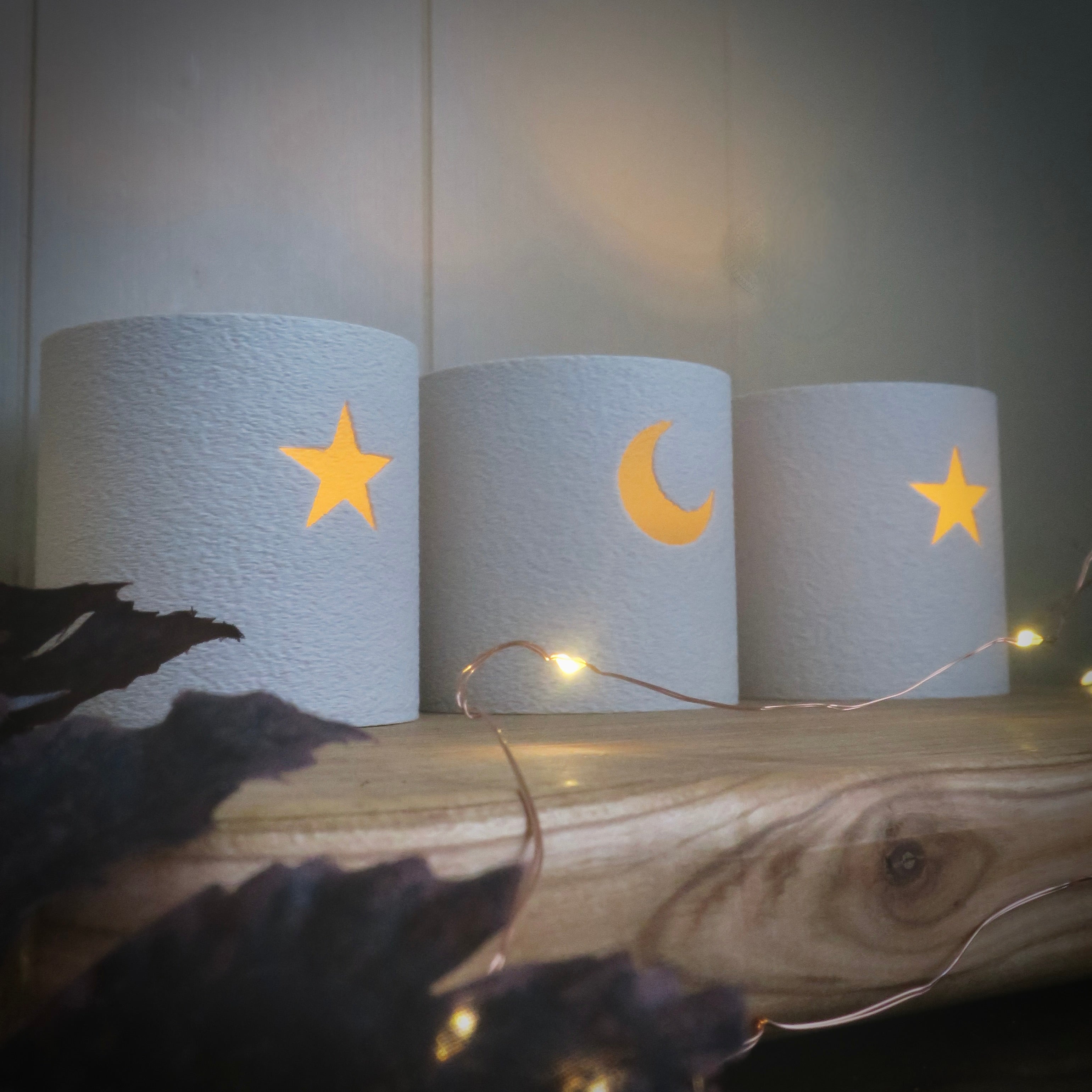 Winter Trio Tea Light Holders