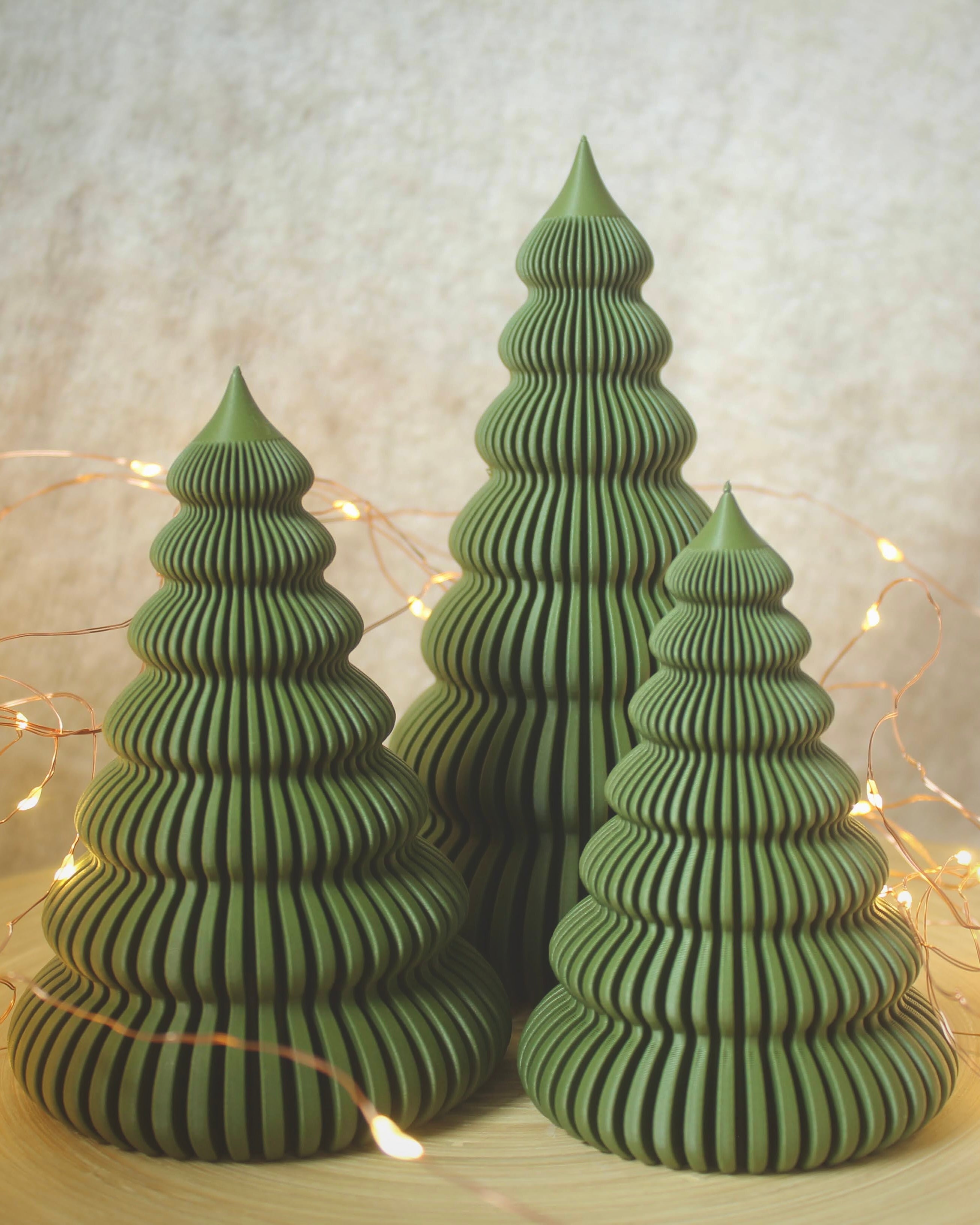 Evergreen Tree Trio