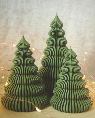 Evergreen Tree Trio