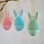 Willows Bunny Ear Hanging Eggs (Set of 3)