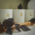 Winter Trio Tea Light Holders