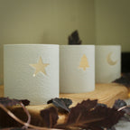 Winter Trio Tea Light Holders