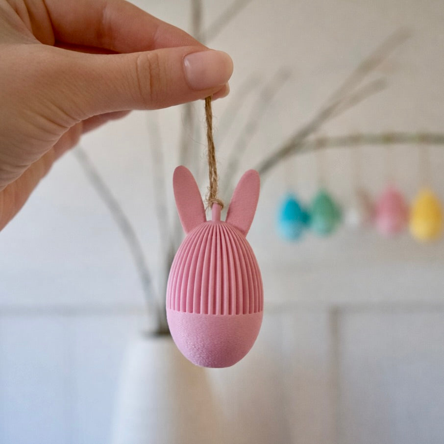 Willows Bunny Ear Hanging Eggs (Set of 3)