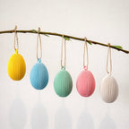 Textured Hanging Eggs (Set of 3)